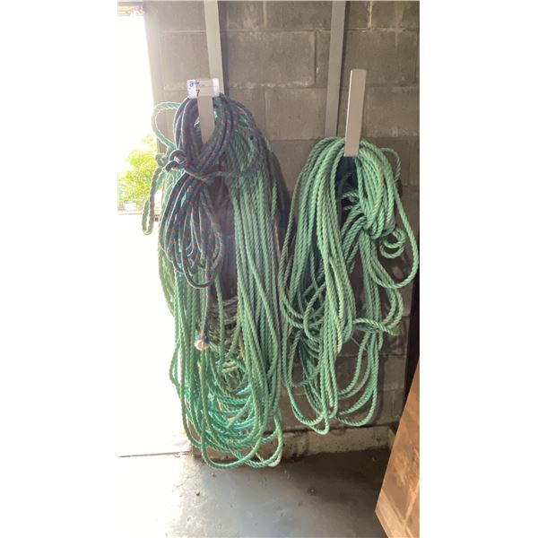 LARGE BUNDLE OF ASSORTED ROPE