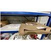 Image 1 : 2 BOXES OF ALUMINUM/STAINLESS STRAPPING, ASSORTED CUTTING BLADES & BAND SAW BLADES