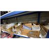 Image 2 : SHELF LOT OF ASSORTED HARDWARE- LAG BOLTS, U-BOLTS, CABLE CLIPS