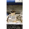 Image 1 : 2 BOXES OF ALUMINUM WELDING WIRE & GROUP OF ASSORTED WELDING REGULATORS