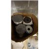 Image 2 : 2 BOXES OF ALUMINUM WELDING WIRE & GROUP OF ASSORTED WELDING REGULATORS