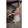 Image 4 : 3 SPOOLS OF ASSORTED SIZE INDUSTRIAL BRAIDED CABLING & 1 SPOOL OF INDUSTRIAL LINK CHAIN