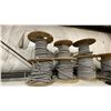 Image 3 : APPROX 7 REELS OF ASSORTED INDUSTRIAL TECH CABLE, SMALL SPOOL OF ELECTRICAL CABLE & REEL OF PLASTIC