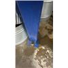 Image 6 : BLUE METAL BOLT TOGETHER 4 TIER SHELVING UNIT WITH WHITE WOODEN DECKING - APPROX 20'L X 25"D X 8'H