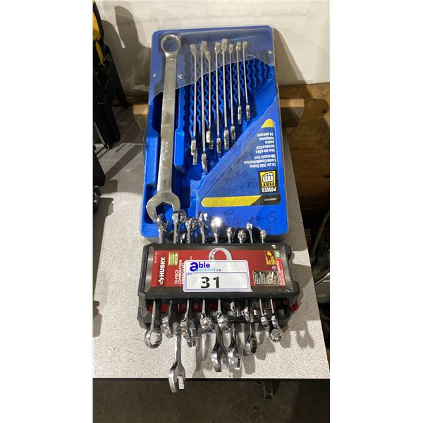 3 INCOMPLETE SETS OF COMBINATION WRENCHES