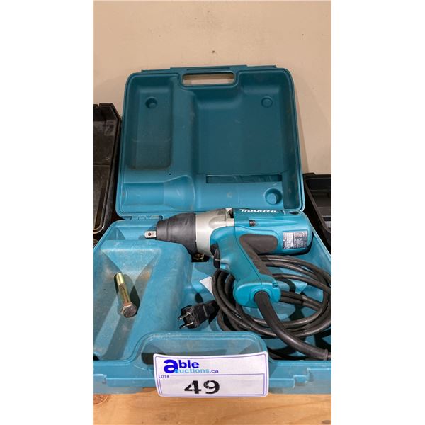 MAKITA TW0350 ELECTRIC 1/2" IMPACT WRENCH IN HARD TRANSPORT CASE