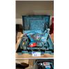Image 1 : MAKITA PA14 CORDLESS DRILL WITH BATTERY & MAKITA HR2470F *NEEDS REPAIR* IN HARD TRANSPORT CASE