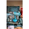 Image 2 : MAKITA PA14 CORDLESS DRILL WITH BATTERY & MAKITA HR2470F *NEEDS REPAIR* IN HARD TRANSPORT CASE