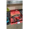 Image 1 : MILWAUKEE AVS INDUSTRIAL ELECTRIC DEMOLITION DRILL WITH BITS IN HARD TRANSPORT CASE