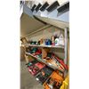Image 2 : 2 TIER METAL BOLT TOGETHER SHELVING UNIT APPROX 10'L X 2"D X 67"H