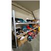 Image 3 : 2 TIER METAL BOLT TOGETHER SHELVING UNIT APPROX 10'L X 2"D X 67"H