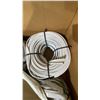 Image 3 : PALLET CRATE OF KEDER INDUSTRIAL CANVAS TENT BUILDING PIPING ROLLS