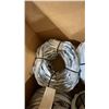 Image 4 : PALLET CRATE OF KEDER INDUSTRIAL CANVAS TENT BUILDING PIPING ROLLS