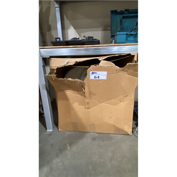 1/2 BOX OF INDUSTRIAL BRAIDED STRAPPING FABRIC