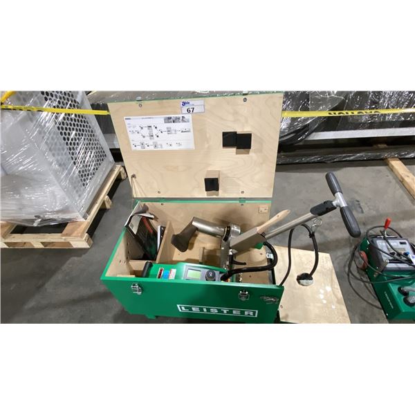 LEISTER VARIMAT V2 PROFESSIONAL HIGH-SPEED AUTOMATIC HOT AIR FLOOR/ROOFING THERMOPLASTIC WELDING
