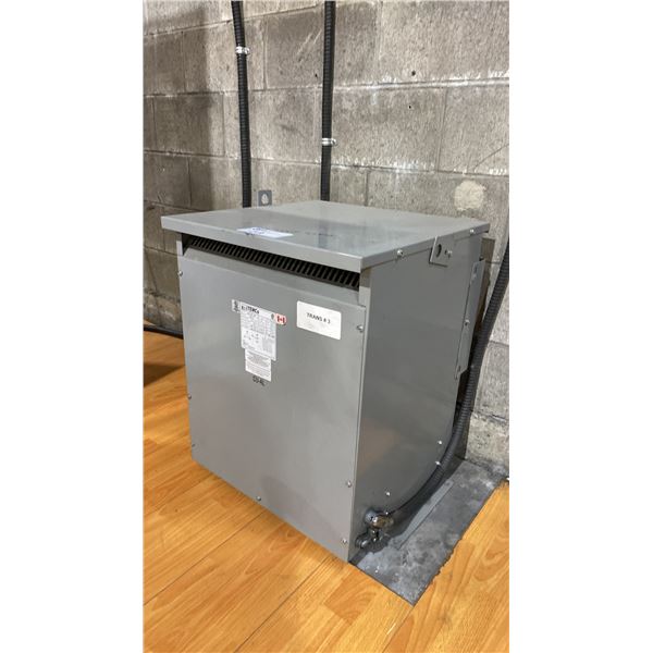 TEMCO 25KGA 3 PHASE ISO CAT #U89009 TYPE-3R DRY TYPE INDUSTRIAL TRANSFORMER UNIT-WORKS WITH LOT #71