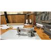 Image 2 : TECHSEW SINGLE NEEDLE, DUAL SPOOL INDUSTRIAL MOBILE CANVAS SEWING STATION WITH TABLE & FOOT CONTROL