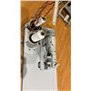 Image 6 : TECHSEW SINGLE NEEDLE, DUAL SPOOL INDUSTRIAL MOBILE CANVAS SEWING STATION WITH TABLE & FOOT CONTROL