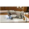 Image 3 : PFAFF SINGLE NEEDLE, SINGLE SPOOL INDUSTRIAL MOBILE CANVAS SEWING STATION WITH TABLE ELKAARVARIO