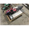 Image 1 : TORO CORDLESS LEAF BLOWER & 2- 4 WHEEL CARTS *NO CHARGER*