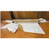 Image 1 : ASSORTED LARGE CANVAS ROLLS, ALUMINUM STORAGE RACKS & MISCELLANEOUS CANVAS IN BUILDING 1
