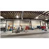 Image 9 : 3 SECTION ELECTRIC INDUSTRIAL VORTEX FAN FUME VENTILATION SYSTEM WITH 3 MOBILE VENT CARTS & HOSE
