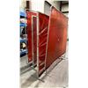 Image 2 : GROUP OF 7 RED WELDING SCREENS