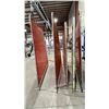 Image 4 : GROUP OF 7 RED WELDING SCREENS