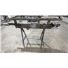 Image 7 : GROUP OF 11 ASSORTED INDUSTRIAL METAL SAWHORSES