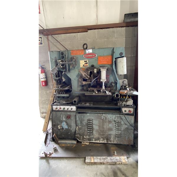 SUMEC HEAVY DUTY HYDRAULIC IRON WORKER