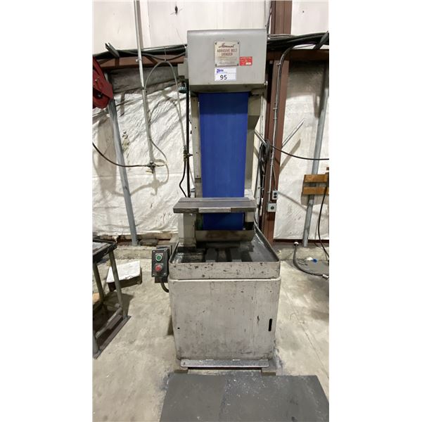 HAMMONS 1000-D 799INDUSTRIAL ABRASIVE BELT GRINDER MACHINE WITH 3 NEW BELTS