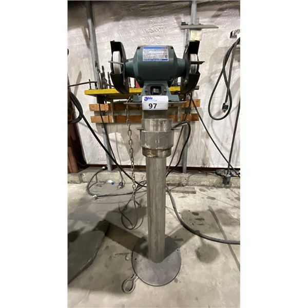 JET 6" HEAVY DUTY ELECTRIC DUAL BENCH GRINDER ON STAND