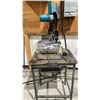 Image 1 : MAKITA LW1400 14" PORTABLE CUT OFF SAW ON MOBILE EQUIPMENT STAND