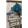Image 3 : MAKITA LW1400 14" PORTABLE CUT OFF SAW ON MOBILE EQUIPMENT STAND