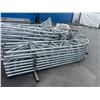 Image 2 : LARGE COMMERCIAL GALVANIZED METAL POLE PLASTIC CANVAS EVENT TENT BUILDING WITH ENGINEER SCHEMATICS