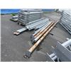 Image 6 : LARGE COMMERCIAL GALVANIZED METAL POLE PLASTIC CANVAS EVENT TENT BUILDING WITH ENGINEER SCHEMATICS
