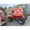 Image 2 : JLG 450AJ SERIES 2 ORANGE 45' REACH MULTI ARTICULATING PNEUMATIC TIRE INDUSTRIAL BOOM LIFT WITH