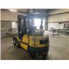 Image 3 : YALE 3 STAGE 189" MAST 5,000LB CAPACITY SIT DOWN COUNTERBALANCE PROPANE FORKLIFT WITH EXTRA WIDE