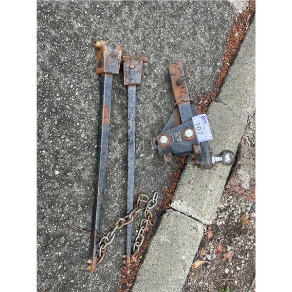 CURT 10,000LB CAPACITY TRAILER HITCH ATTACHMENT