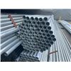 Image 2 : LARGE BUNDLE OF APPROX 21.5 FT LONG GALVANIZED STEEL TUBE STOCK