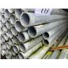 Image 3 : LARGE BUNDLE OF APPROX 21.5 FT LONG GALVANIZED STEEL TUBE STOCK