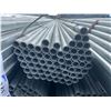 Image 2 : LARGE BUNDLE OF APPROX 21.5 FT LONG GALVANIZED STEEL TUBE STOCK