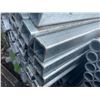 Image 3 : LARGE BUNDLE OF APPROX 21.5 FT LONG GALVANIZED STEEL SQUARE STOCK