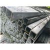 Image 3 : LARGE BUNDLE OF APPROX 21.5 FT LONG GALVANIZED STEEL SQUARE STOCK