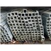 Image 2 : LARGE BUNDLE OF APPROX 21.5 FT LONG GALVANIZED STEEL SQUARE STOCK