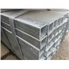 Image 3 : LARGE BUNDLE OF APPROX 21.5 FT LONG GALVANIZED STEEL SQUARE STOCK