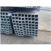 Image 2 : LARGE BUNDLE OF APPROX 21.5 FT LONG GALVANIZED STEEL SQUARE STOCK