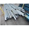 Image 2 : LARGE GROUP OF ASSORTED SIZED GALVANIZED STEEL TUBE STOCK LONGEST MEASURES APPROX 12 FT