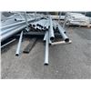 Image 2 : LARGE GROUP OF ASSORTED SIZED GALVANIZED STEEL TUBE STOCK LONGEST MEASURES APPROX 12 FT