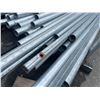 Image 3 : LARGE GROUP OF ASSORTED SIZED GALVANIZED STEEL TUBE STOCK LONGEST MEASURES APPROX 12 FT